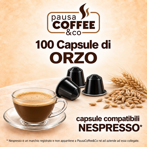 100 capsule cialde - , orzo