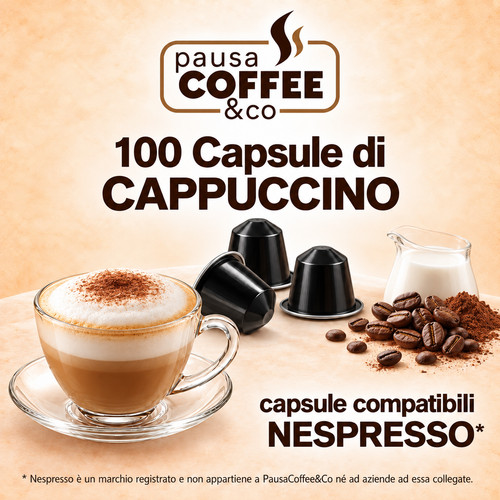 100 capsule cialde cappuccino - 100,