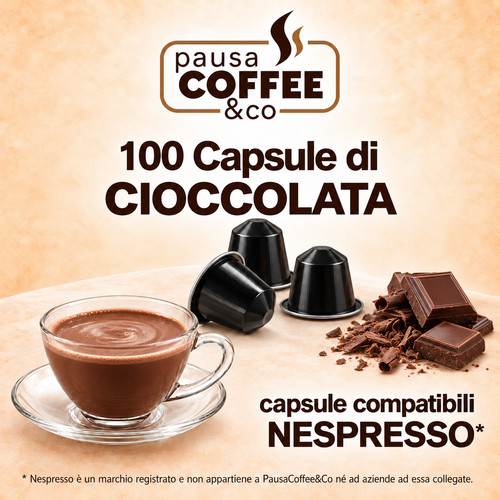 100 capsule cialde cioccolata - capsule,