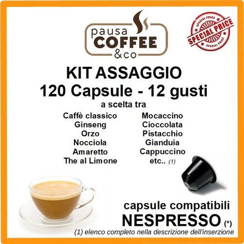 Kit assaggio 120 capsule - kit,