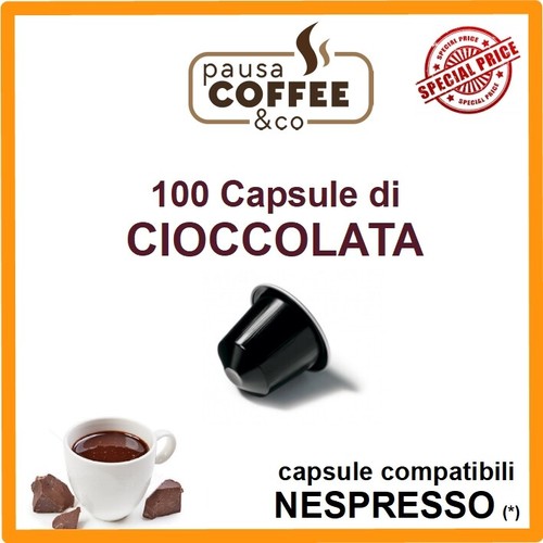 100 capsule cialde cioccolata - capsule,